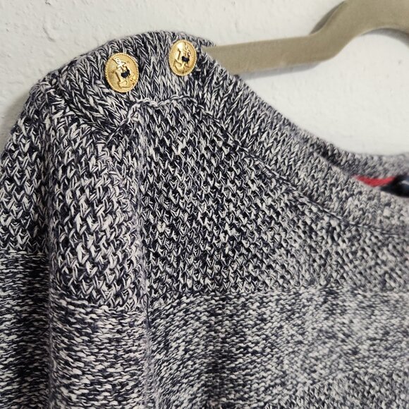 Tommy Hilfiger Women's Navy Crew Cableknit Pullover Sweater XL - Picture 3 of 8